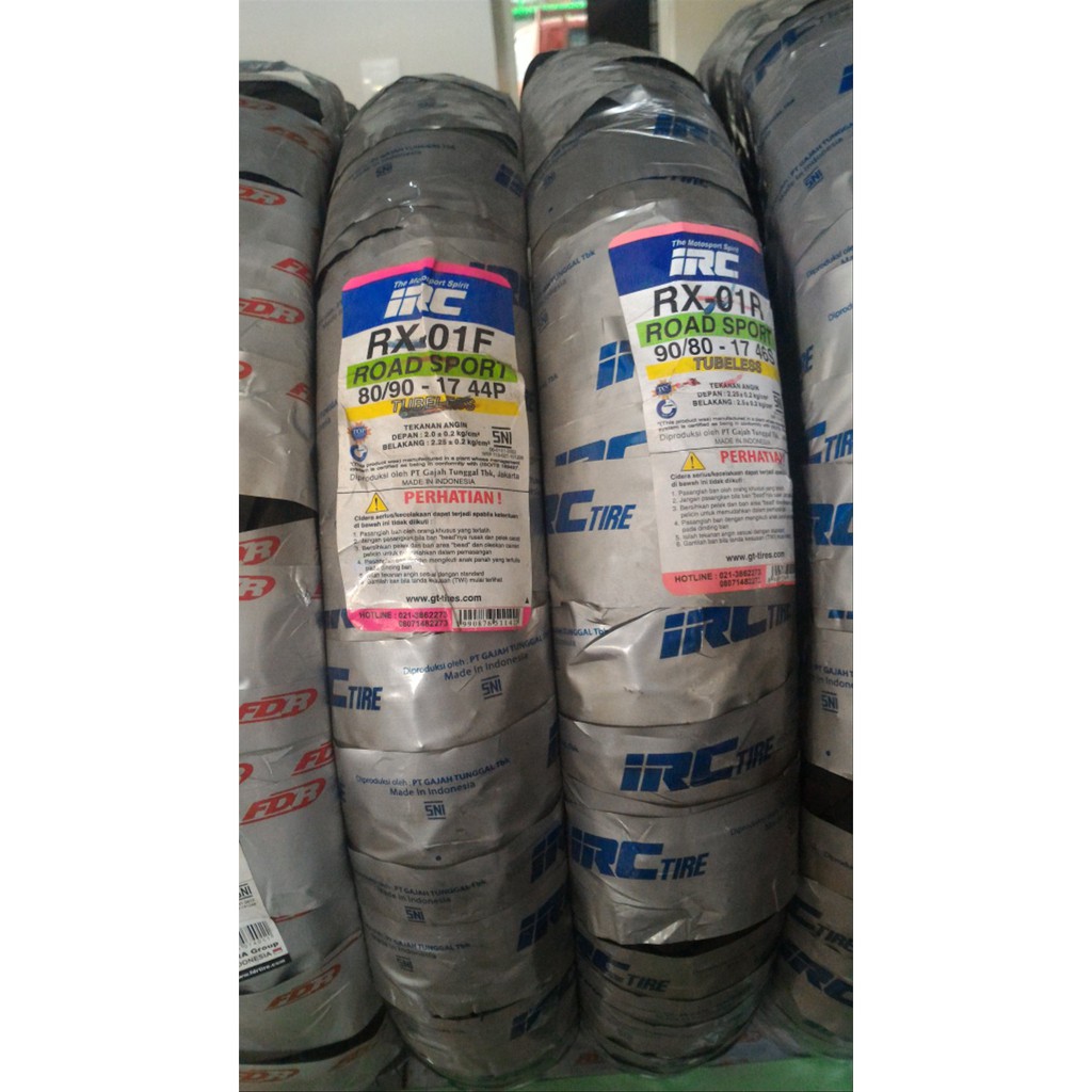 Jual BARU Ban IRC RX-01 F Road Winner ukuran 100/80 - 17 (Ban depan ...