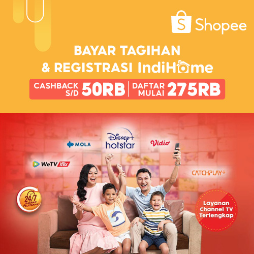 Promo IndiHome Cashback s/d 50RB