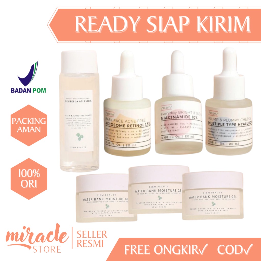 Jual EIEM BEAUTY SERUM N MOISTURIZER WATERBANK MOIST EIEM VIRAL EI.EM