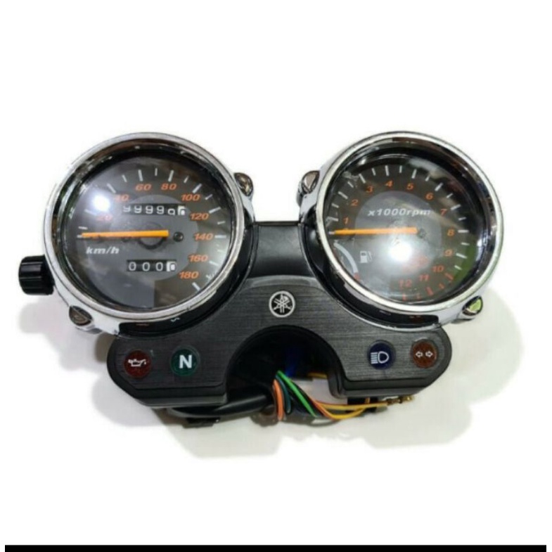 Jual Spidometer Speedometer Yamaha RX king New Bulat Set Logo Yamaha ...