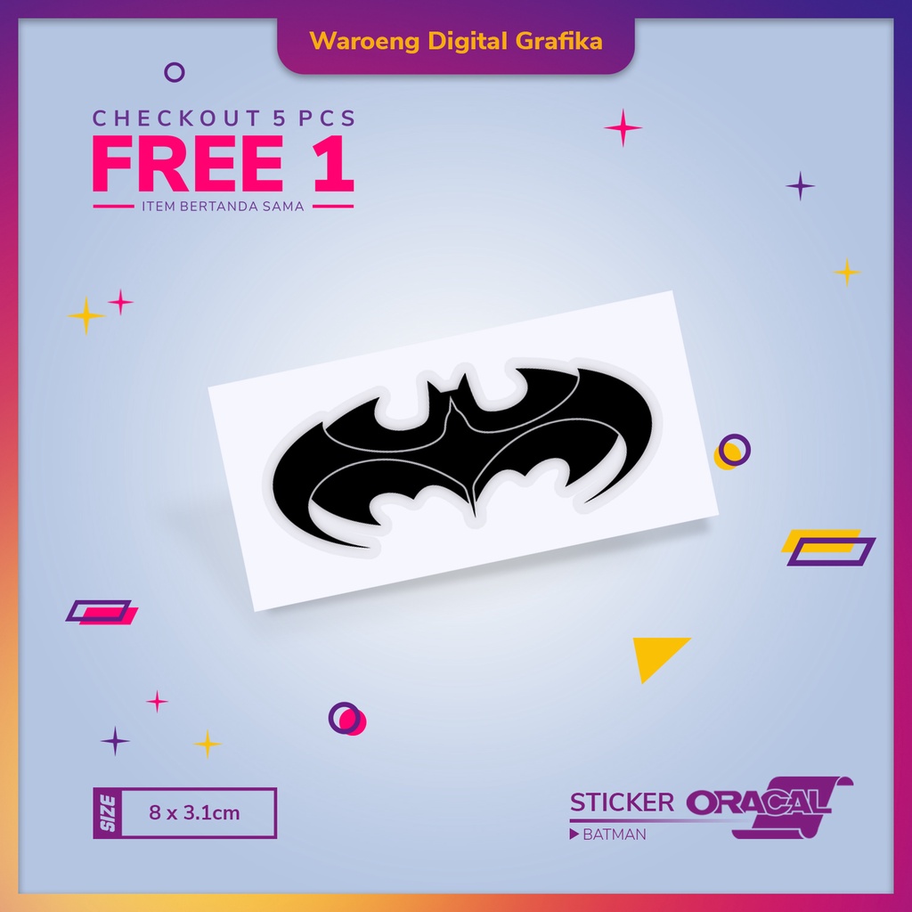 Jual Cutting Sticker BATMAN & ROBIN | Cutting Sticker Oracal | Shopee ...