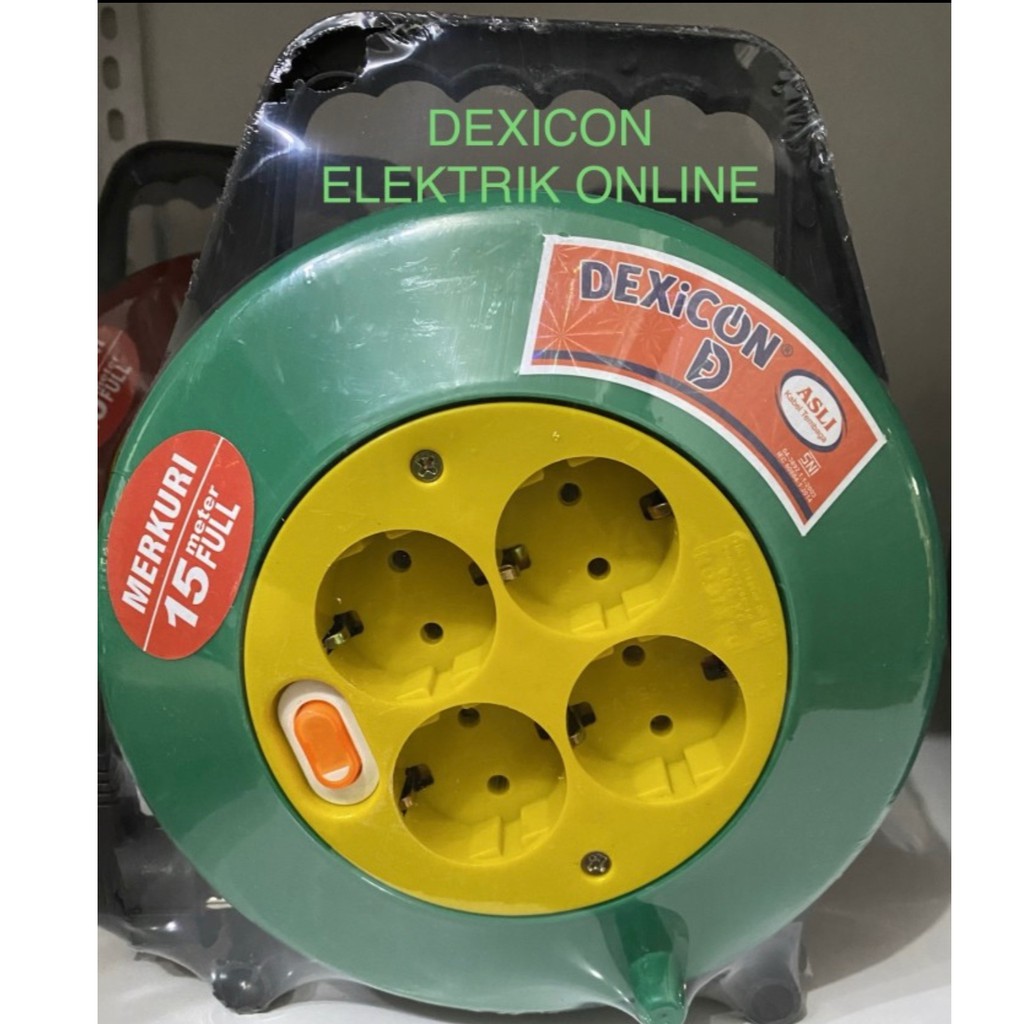 Jual stop kontak/roll kabel merkuri/sambungan colokan listrik/terminal ...