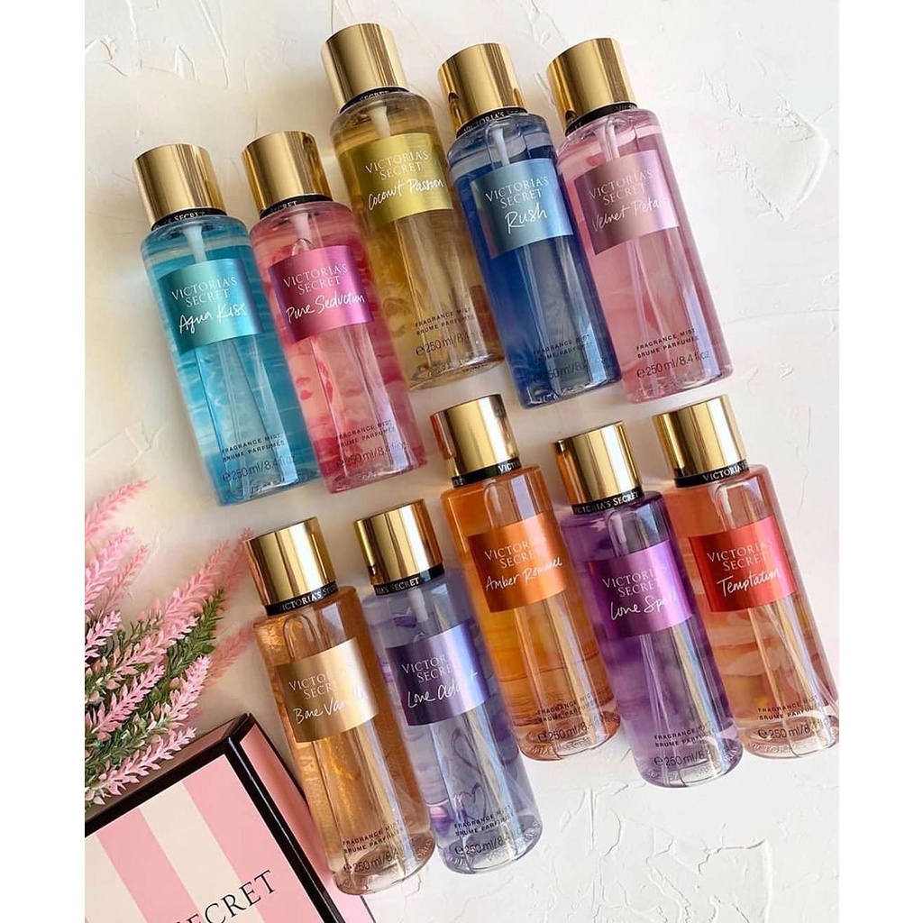 Jual PROMO - PARFUM WANITA VICTORIA SECRET BEST SELLER BODY MIST BARE ...