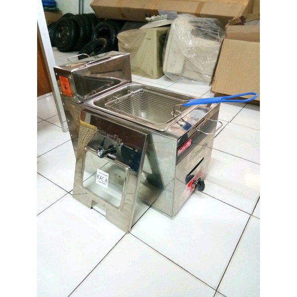 Jual Penggorengan Kentang Gas Deep Fryer Butterfly Stainless Steel ...