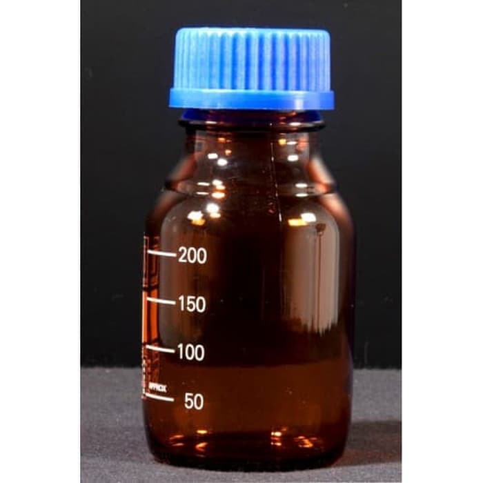 Jual Laboratory Bottle 250 ml AMBER DURAN Lab Botol laboratorium Coklat