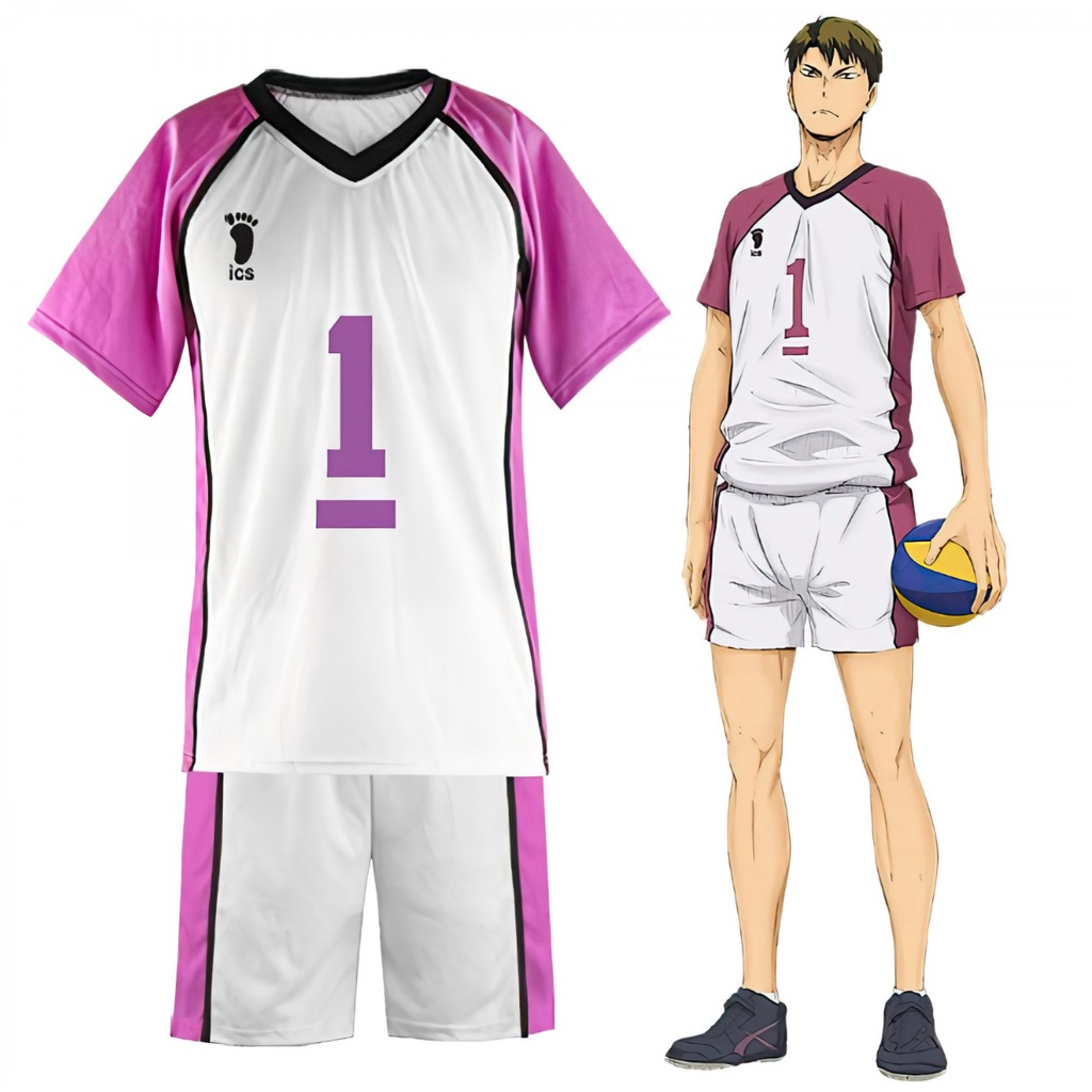 Jual Jersey Shiratorizawa set Anime Manga Haikyuu | Shopee Indonesia