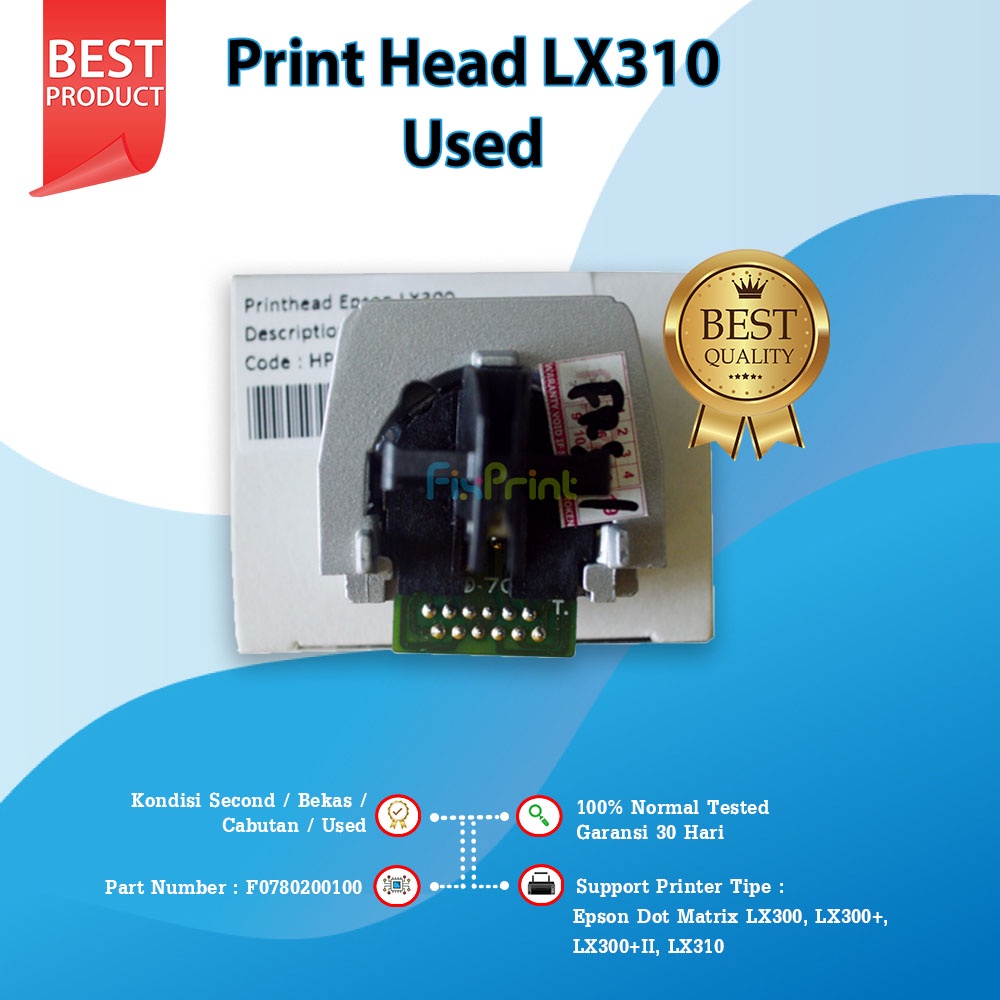 Jual Print Head Printer Epson Lx300 Lx300 Lx300 Ii Printhead Dot Matrix Lx 300 Lx 300 Lx 300 Ii 4128