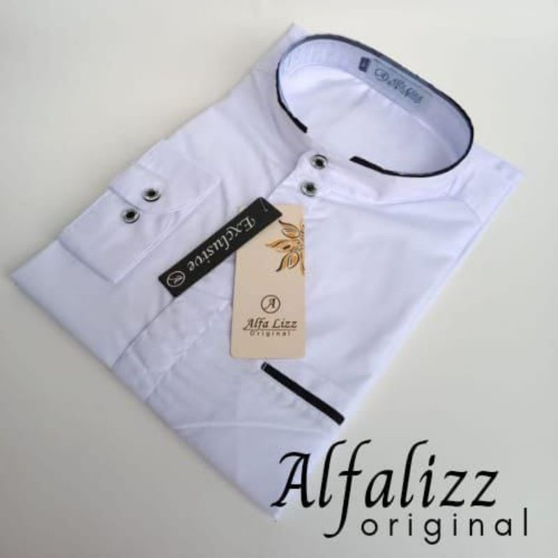 Baju Koko Pria Dewasa / Baju Kemeja Koko Lengan Panjang