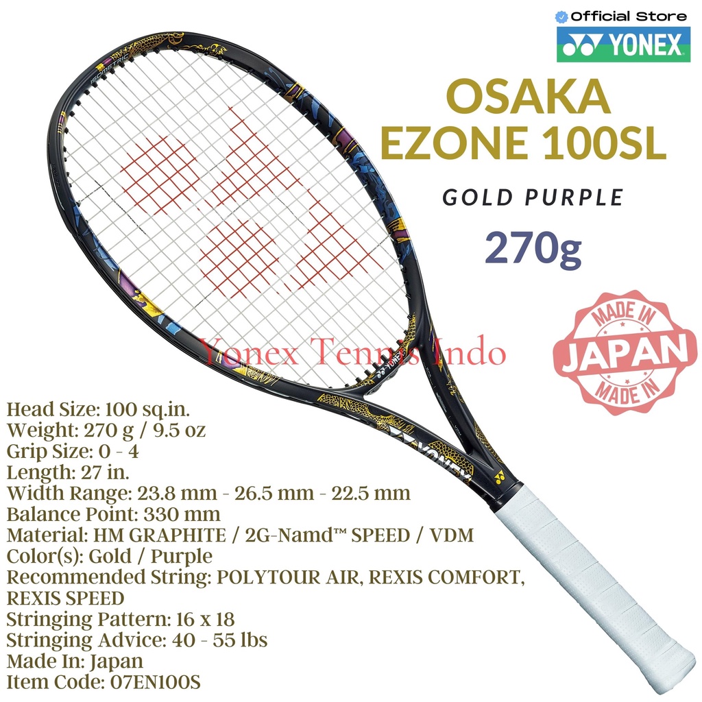 Jual Yonex OSAKA EZONE 100SL 270g Limited edition - Gold Purple ...