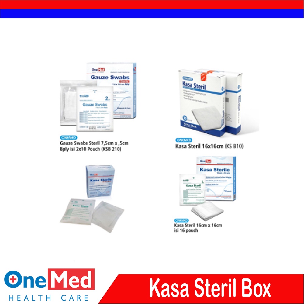 Jual Kasa Steril Kotak Box All Size Onemed | Shopee Indonesia