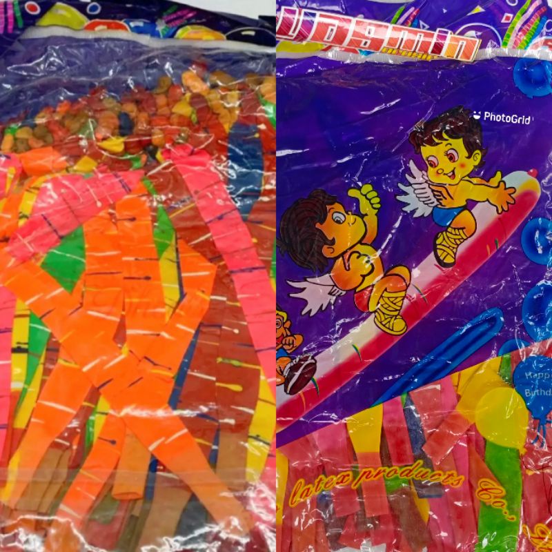 balon roket isi 100/balon pesta/ultah/ ulang tahun / grosir/balon siul