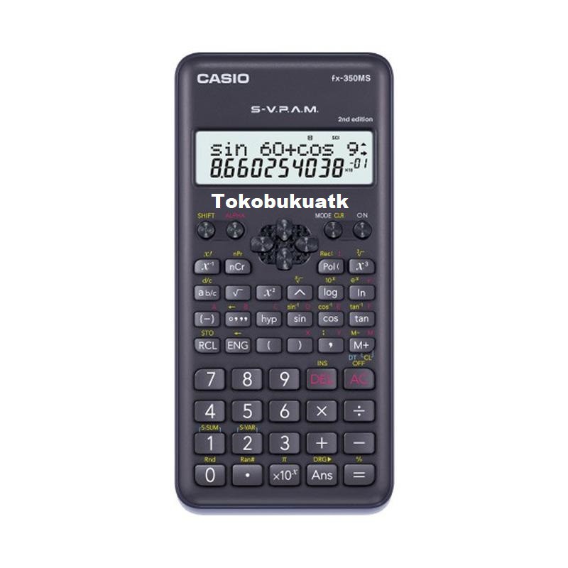 Jual Casio FX 350MS Scientific Kalkulator Sekolah Calculator Kuliah Shopee Indonesia