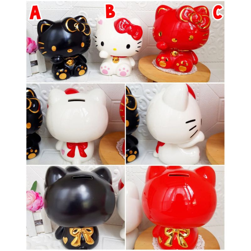 Jual Celengan Pajangan Keramik Hello Kitty Ori Sanrio | Shopee Indonesia