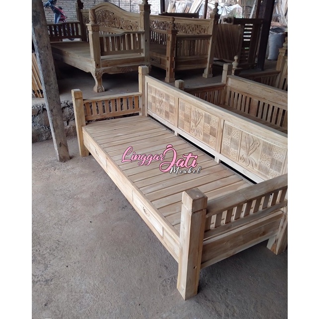 Jual BALE BALE JATI BANGKU JATI BENCH JATI BALE BALE MINIMALIS KURSI ...