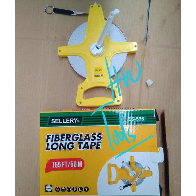 Jual METERAN FIBER - FIBERGLASS - ROLL METER FIBBER 50 METER SELLERY 55 ...