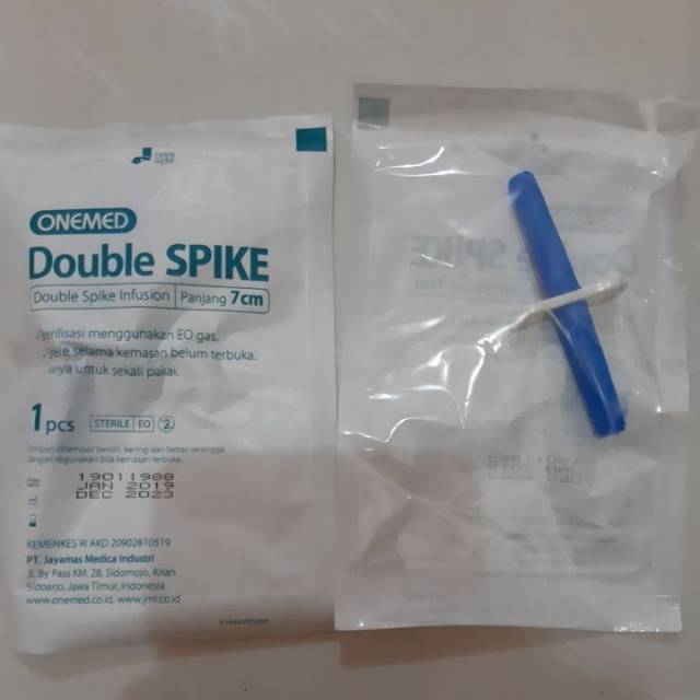 Jual Double Spike Infusion Onemed , Penusuk Botol Infus | Shopee Indonesia