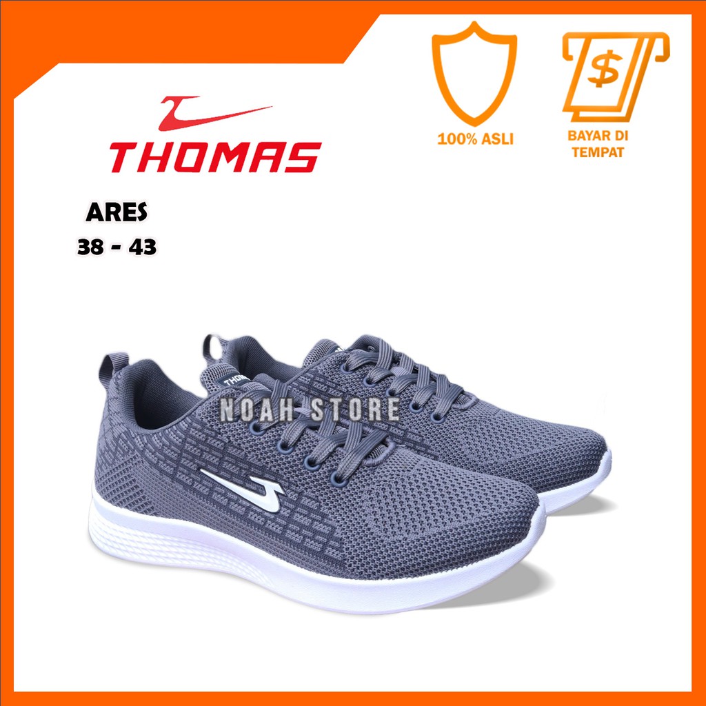 Jual NOAH - Sepatu THOMAS Ares 36-43 / Sepatu Sneakers Pria / Sepatu ...