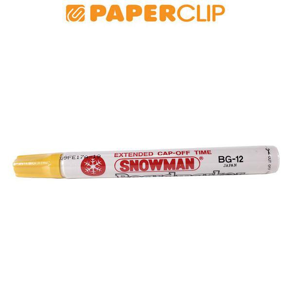 MARKER SNOWMAN BG12 YELLOW (3)