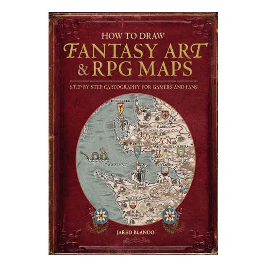jual-how-to-draw-fantasy-art-and-rpg-maps-step-by-ste-by-jared-blando