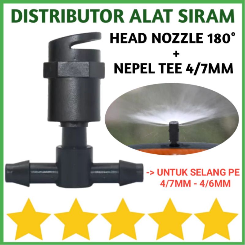 Jual Micro Sprayer Degree Nepel Tee Mm Mist Nozzle Spray