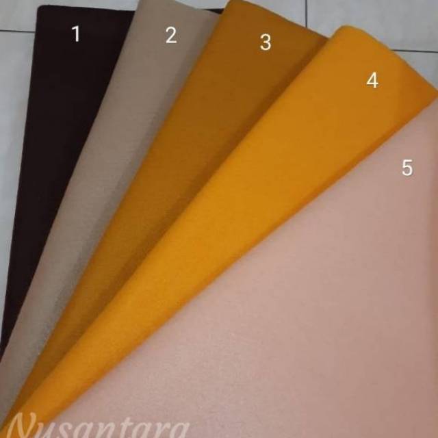 Jual Kain Flanel / kain felt 1 meter BROWN series, kain sumbu