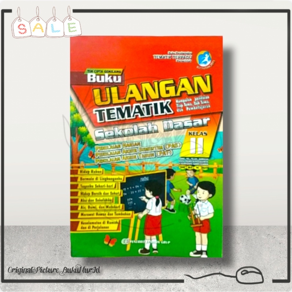 Jual Buku Ulangan Tematik SD Kelas 2 Kurikulum 2013 Edisi Revisi ...