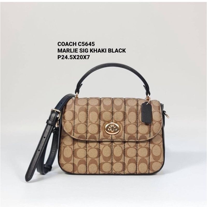 Jual Coach Marlie Top Handle Signature Quilted Shopee Indonesia