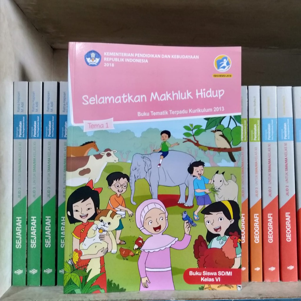 Jual Buku Paket Tematik Sd Kelas 6 Tema 1 Selamatkan Makhluk Hidup Shopee Indonesia 3781