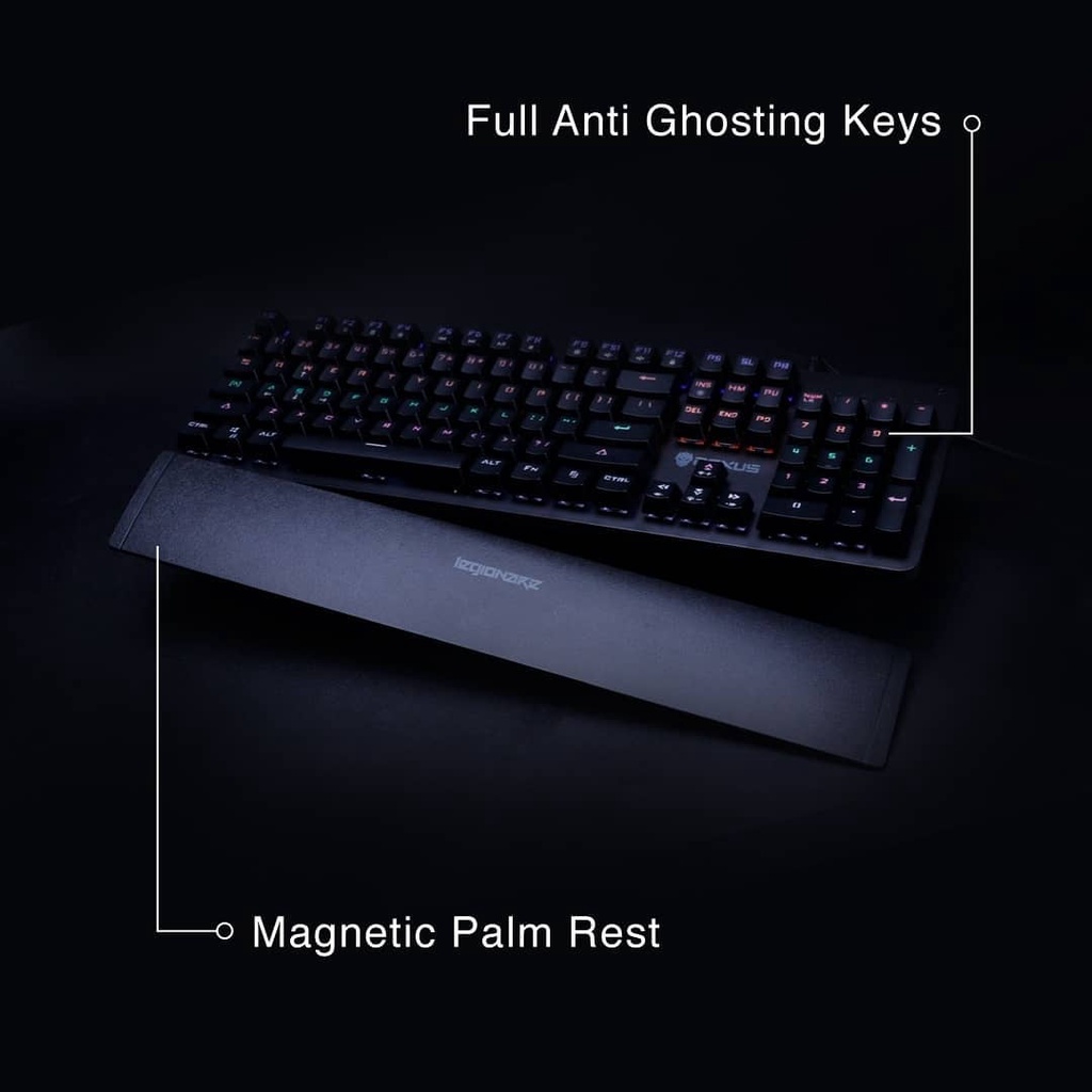 Jual [100% ORI] Rexus Keyboard Gaming Mechanical Legionare MX3.2 RGB ...