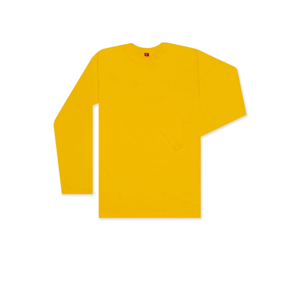 Jual POLOSBDG - Kaos Polos Panjang Basic Kuning Busuk | Shopee Indonesia