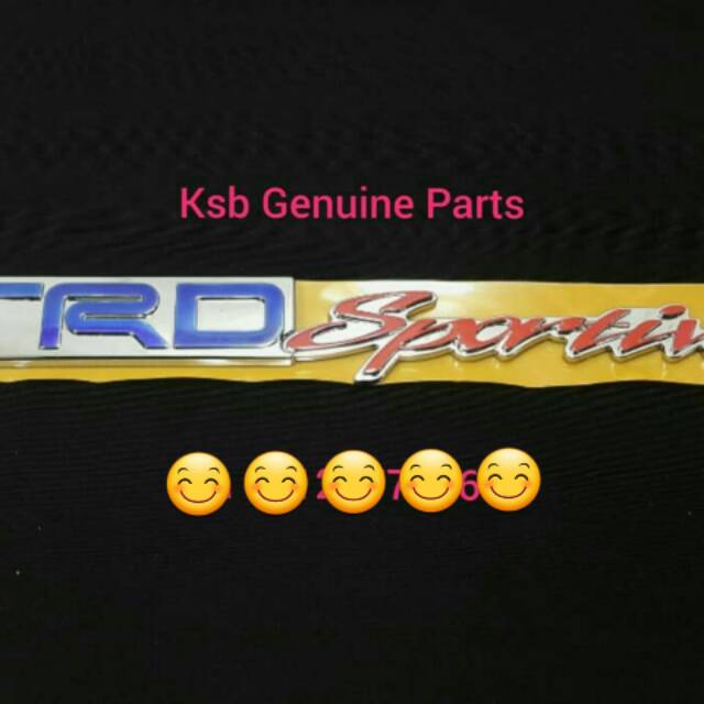 Jual Emblem Logo Lambang Tulisan Trdsportivo Pintu Bagasi Belakang