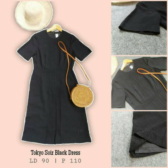 Jual TOKYO SOIR Black Dress | Shopee Indonesia