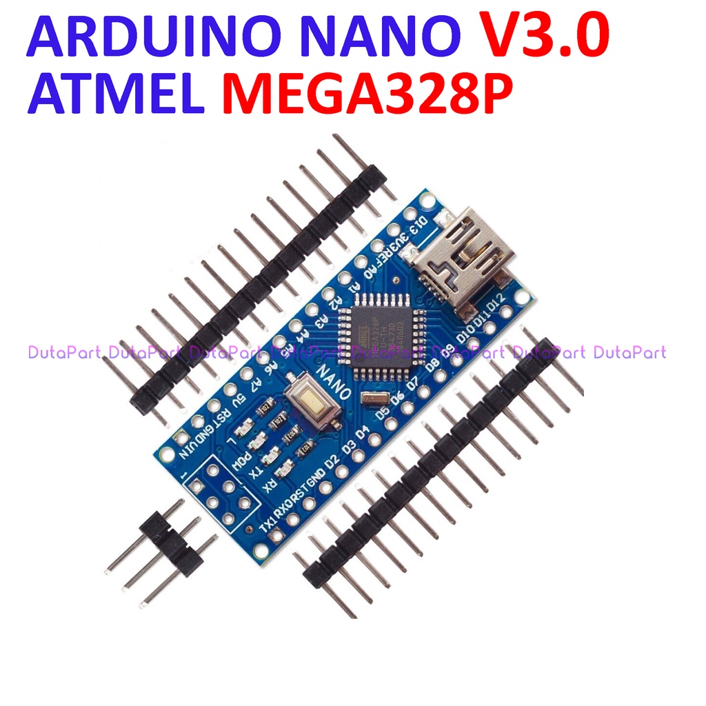 Jual Arduino Nano V3.0 ATMega328P 5V 16Mhz CH340G CH340 V3 | Shopee ...
