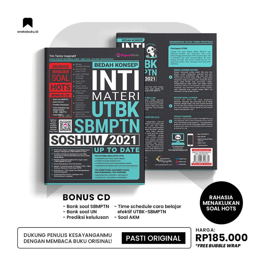 Jual BUKU UTBK SBMPTN: BEDAH KONSEP INTI MATERI UTBK SBMPTN SOSHUM 2021 ...