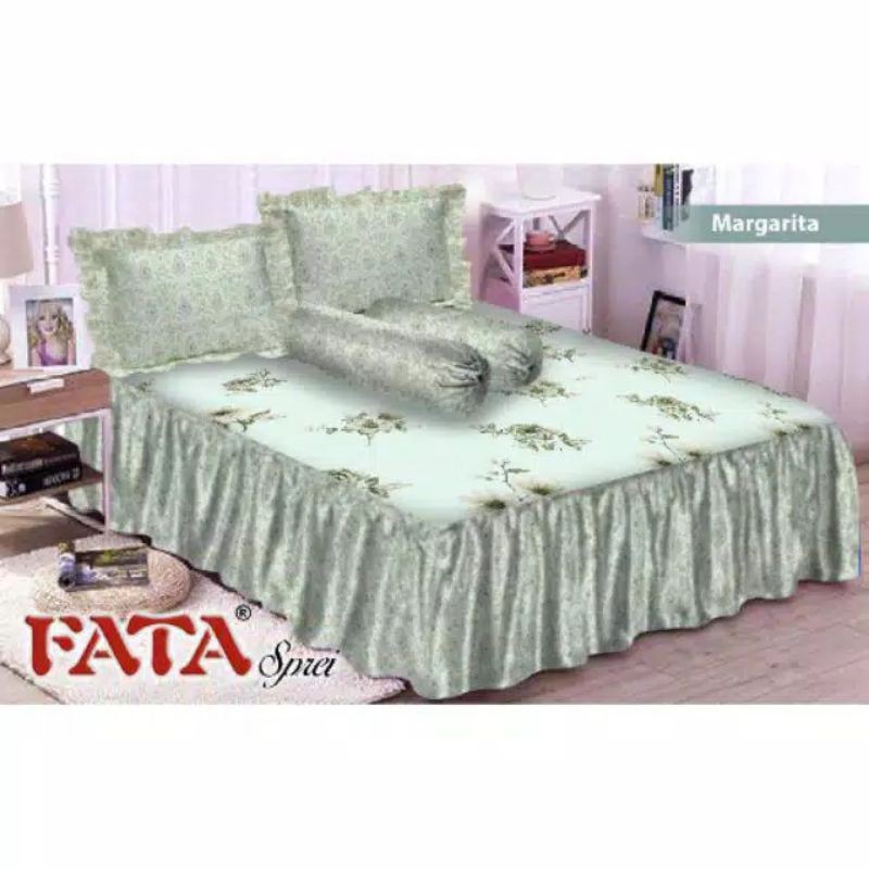 Jual Fata Sprei Rumbai Signature Motif Margarita Ukuran King Size ...