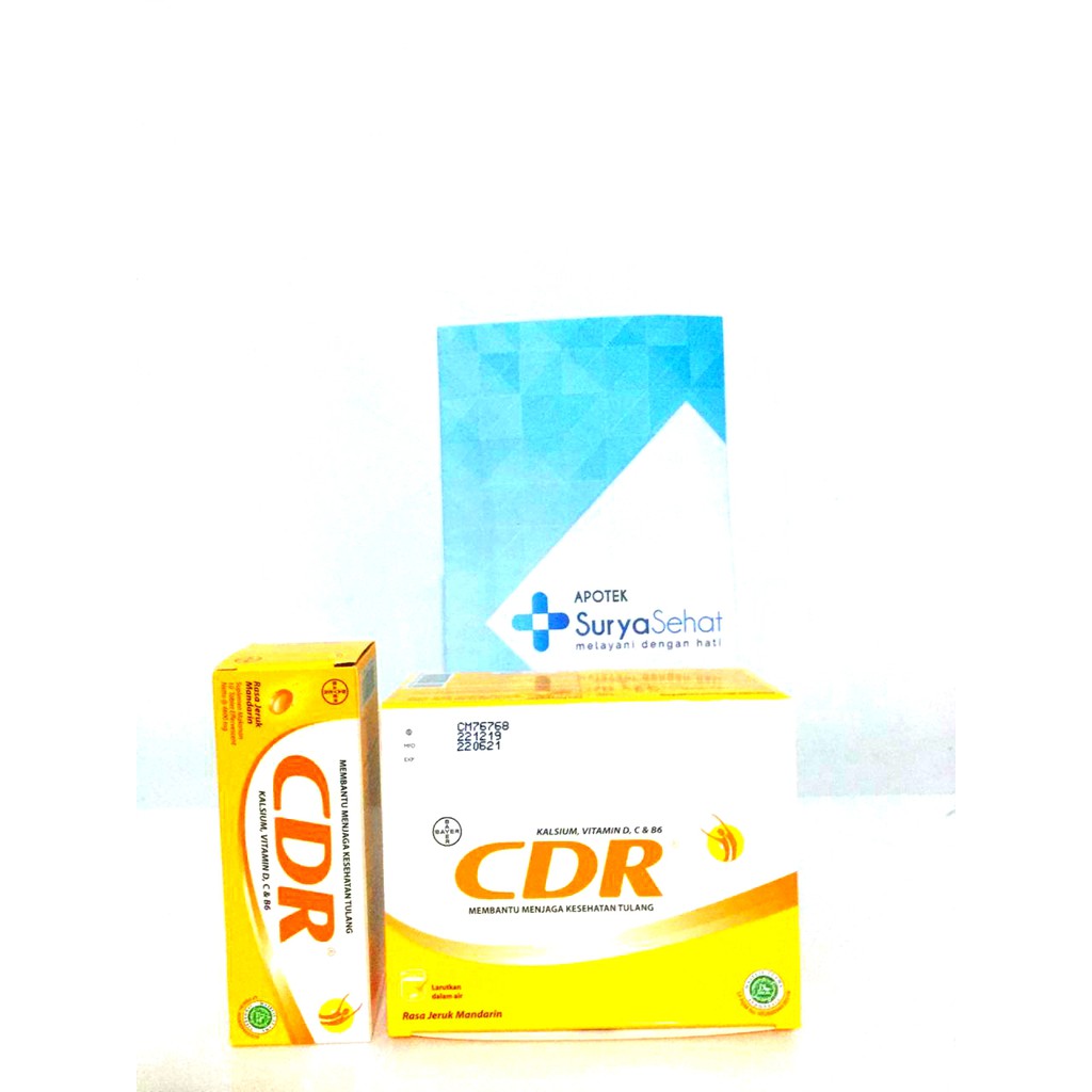 Jual CDR Jeruk 1 strip isi 2 tablet effervescent / CDR Jeruk isi 10 ...