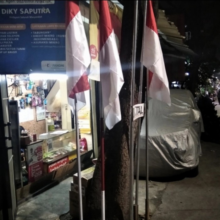 Jual TIANG BENDERA GALVANIS+BENDERA | Shopee Indonesia