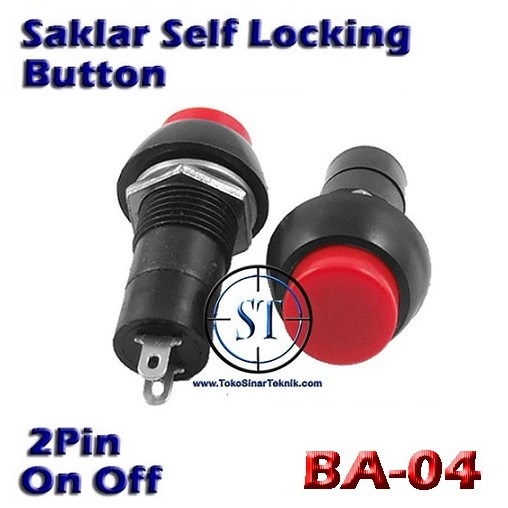 Jual Ba 04 Push On Off On Bulat Saklar Tombol Tekan On Off On Self