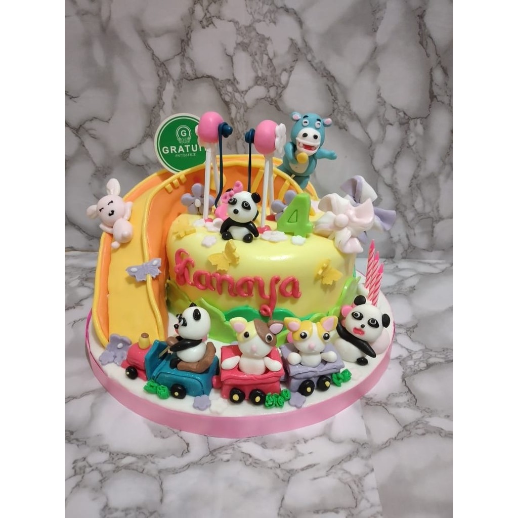 Jual KUE ULANG TAHUN BABYBUS UK 15CM | Shopee Indonesia