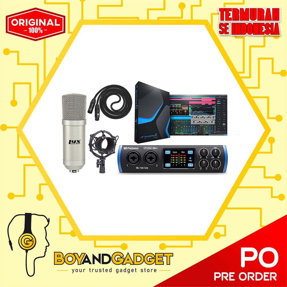 Jual PreSonus Studio 26c 2x4 USB Type-C Audio/MIDI Interface - Ori ...
