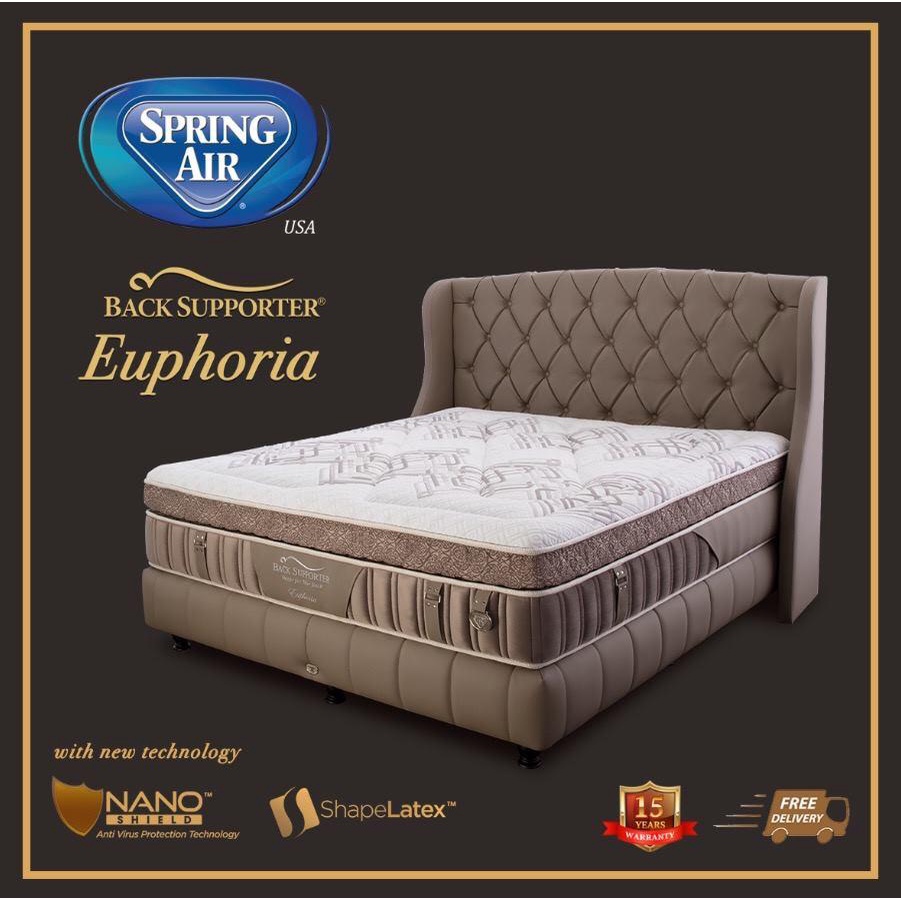 Jual Springbed Divan Sandaran Spring Air Euphoria Full Original 100% ...