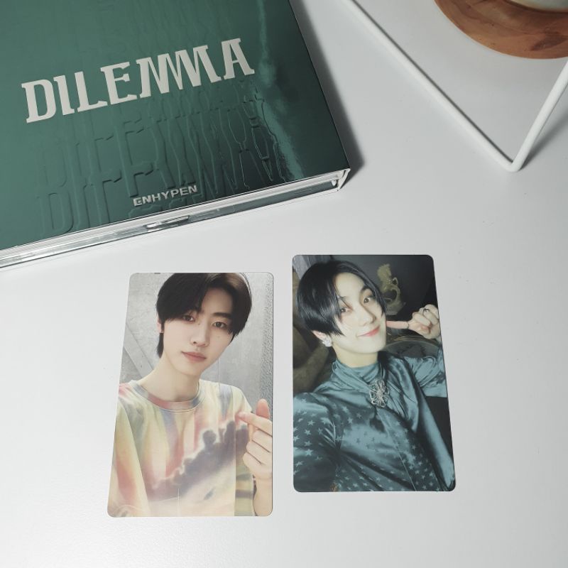 Jual Trade Photocard Sunghoon Jungwon Album Dilemma Essential Shopee Indonesia