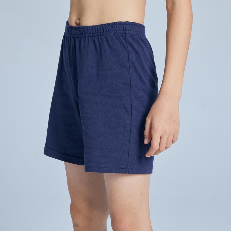 Decathlon Navy Blue Cotton Shorts Womens Buy Domyos By Decathlon