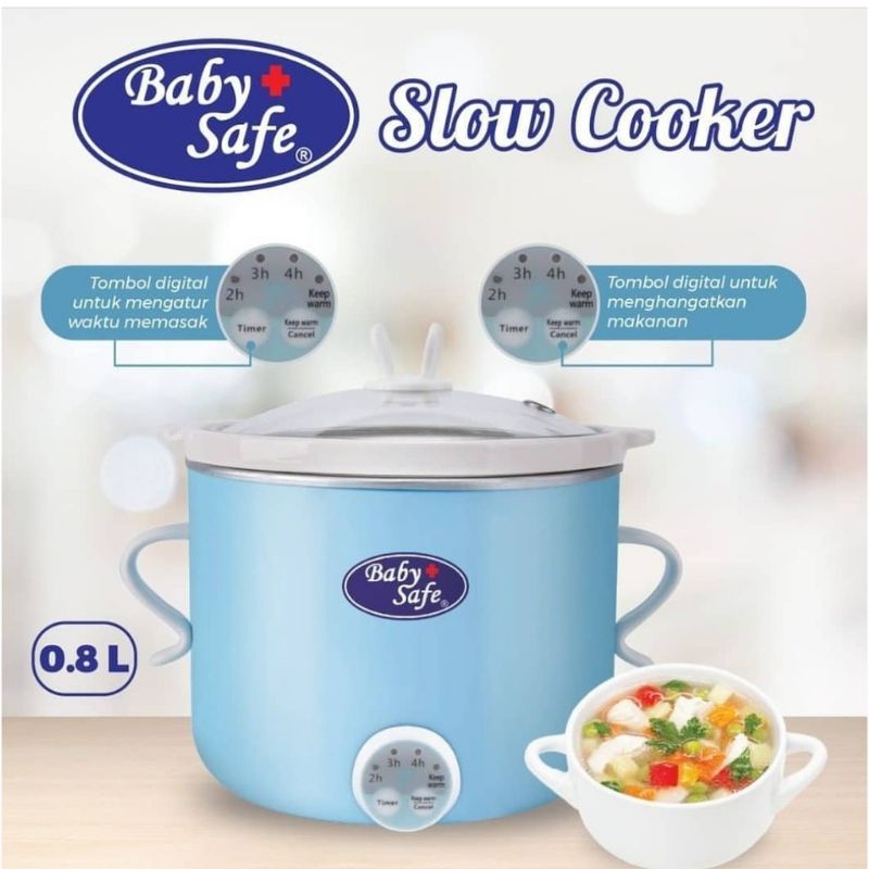 Jual Baby Safe Slow Cooker LB007 Blue Dan Baby Safe LB009 PINK Slow