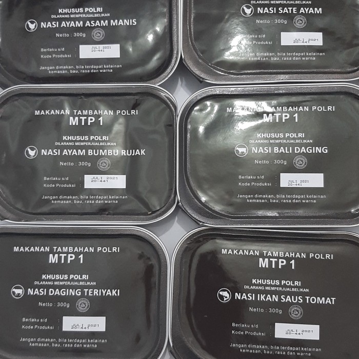 Jual Ransum Makanan Tambahan Polri Manakan TNI Outdoor | Shopee Indonesia
