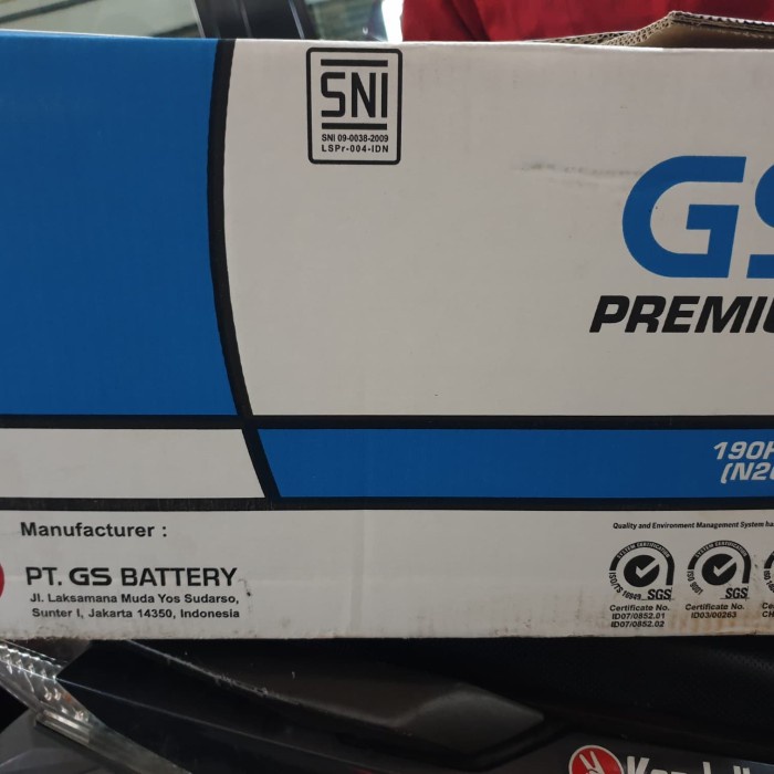 Jual AKI GENSET N KAPAL N200 GS ASTRA 200AH. BARU BELUM TERISI | Shopee