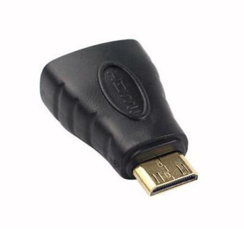 Jual Gender HDMI Female to Mini HDMI Male Adapter Extender Converter