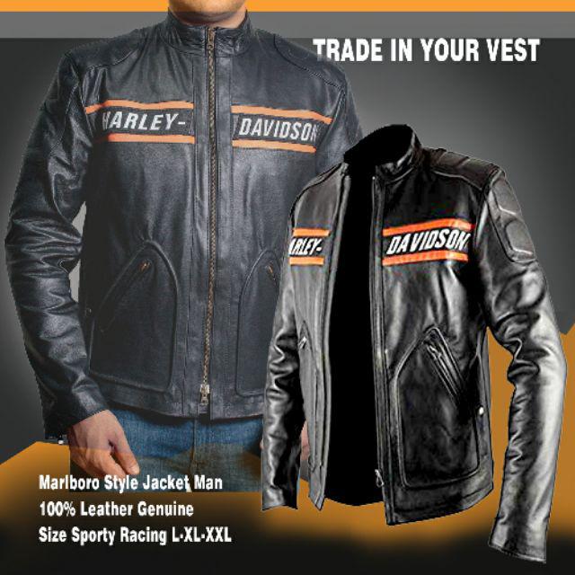 Jual Jaket kulit harley davidson Shopee Indonesia