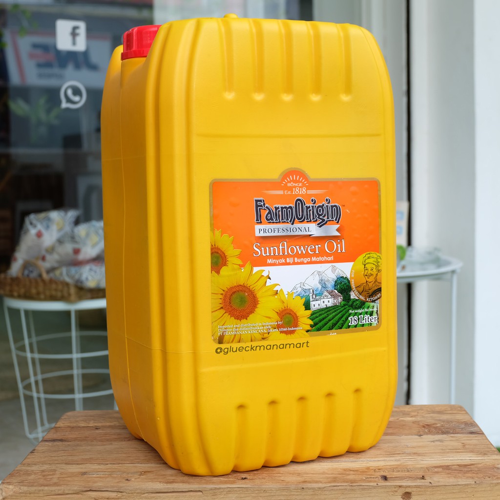 Jual Farm Origin Sunflower Oil / Minyak Biji Bunga Matahari 18 L