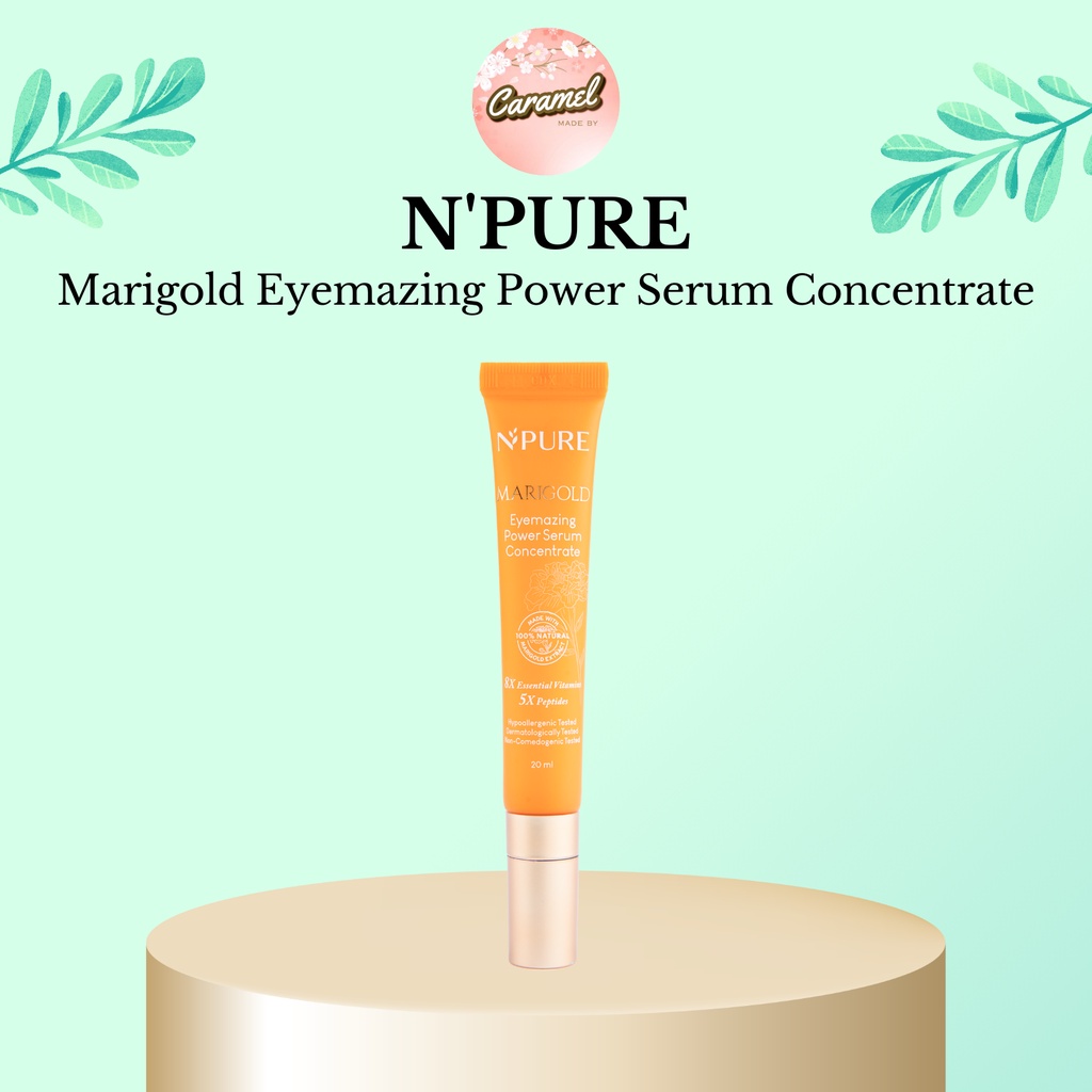 Jual NPURE Marigold Eyemazing Eye Power Serum Concentrate 20mL Shopee